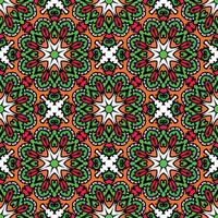 Damask seamless pattern element. Vector floral retro pattern