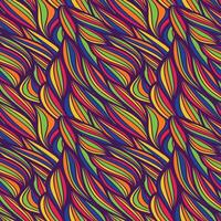 Seamless patterns with funny happy daisy, wave, chess, mesh, and sunburst. Set of vector backgrounds in trendy retro trippy style