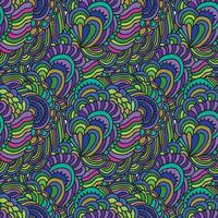 sin costura patrones con gracioso contento margarita, ola, ajedrez, malla, y rayos de sol conjunto de vector antecedentes en de moda retro trippy estilo