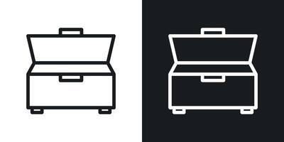 horizontal tienda refrigerador icono vector