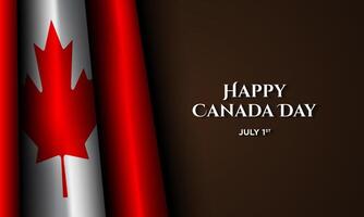 Canada Day Background Design. vector