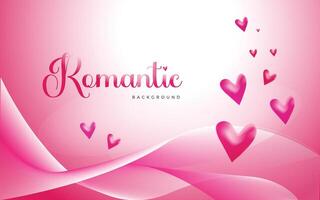 Free Romantic Pink and White Background, Valentine's day, romace backdrop with heart icons for Banner, Landing Page, Flyer and Brochure vector