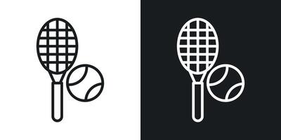 icono de vector de tenis