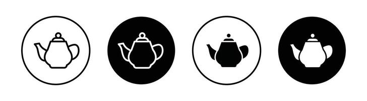 Teapot vector icon