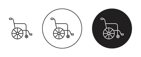 Wheelchair vector icon