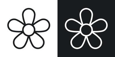 Flowers vector icon