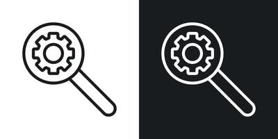 Search engine optimization icon vector