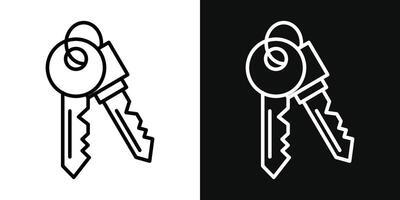 Keys vector icon