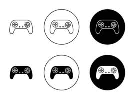 icono del controlador de videojuegos vector