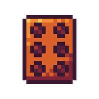 píxel Arte conjuntos icono de dado rodar variación color. dado icono en pixelado estilo. 8 bits Perfecto para juego activo o diseño activo elemento para tu juego diseño. sencillo píxel Arte icono activo. vector