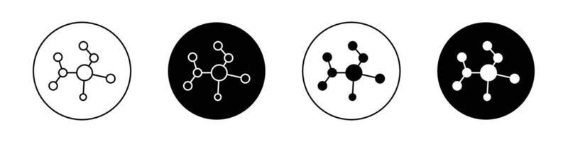 Molecule vector icon