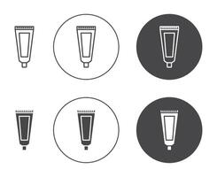 Cosmetic tube icon vector