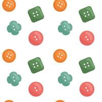 Vector pattern with colored buttons