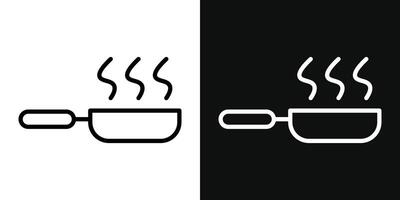 Non stick icon vector