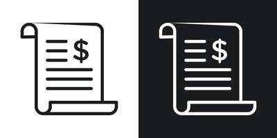 Billing vector icon