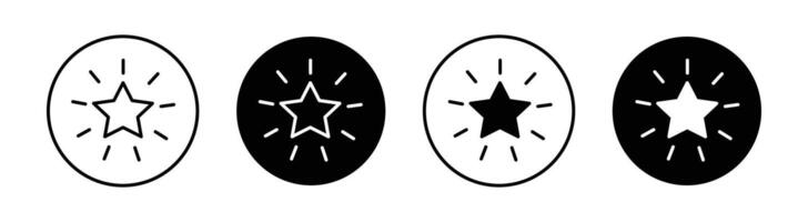 Premium star icon vector