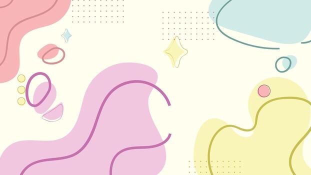 Abstract background with wavy shapes. Vector illustration for your design.