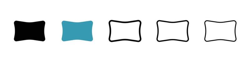 Pillow vector icon