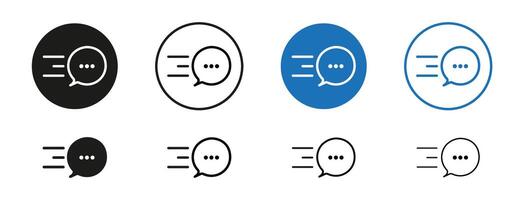 Quick Message vector icon