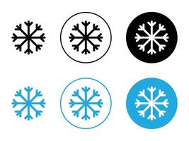 nieve vector icono