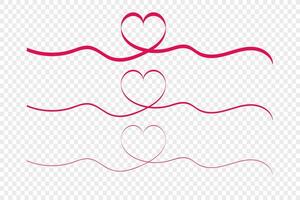 Calligraphy heart shape vector. vector