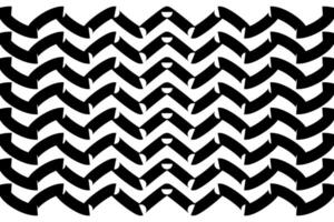 Zigzag chevron seamless pattern in black vector. vector