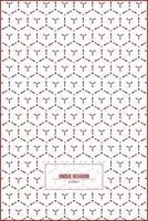 unique hexagon shape pattern for simple background art vector