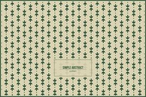 simple abstract pattern with multiple green arrow shape vector
