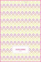 colorful rhombus shape pattern with insignificant ornaments vector
