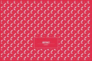 abstract pattern of multiple white triangles with red background vector