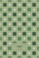symmetrical green rectangle pattern for ceramic tile design vector
