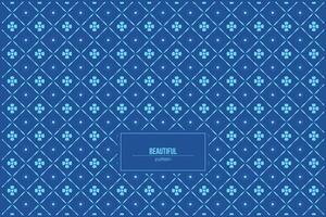 beautiful pattern of multiple flowers ornaments inside rhombus shape vector