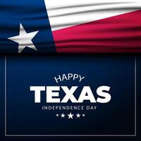 Texas Independence Day Background vector illustration