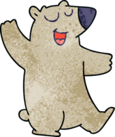 quirky hand drawn cartoon wombat png