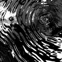 AI generated Black and white water photo