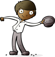 cartoon man tipping hat png