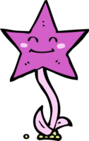 flor estrella de dibujos animados png