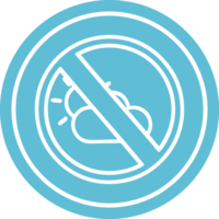 no weather circular icon symbol png