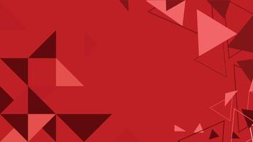 Abstract background with red triangles. Vector illustration for your graphic design.