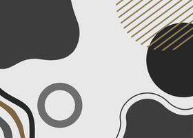 Abstract background with geometric shapes in black and white colors. Vector illustration.