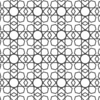 Seamless Arabic geometric pattern design . vector illustration