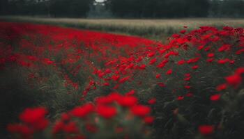 AI generated poppies by kristian kjellberg photo