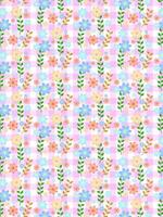 Floral seamless pattern, with simple pretty small flowers, little floral  seamless texture background. vector