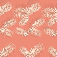 Seamless tropical pastel color vector