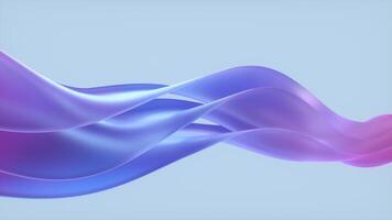 Soft Flowing Colorful Glossy Shapes Background Loop video