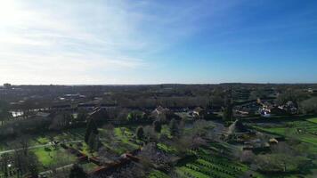 Most Beautiful High Angle Footage of Downtown and City Centre of Stevenage City of England United Kingdom. Feb 23rd, 2024 video