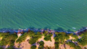 Strand - - Antenne Aussicht - - nach links video