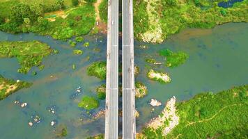 rio e ponte - zangão Visão - para trás video