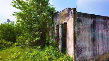 abandonné maison - proche en haut coup video