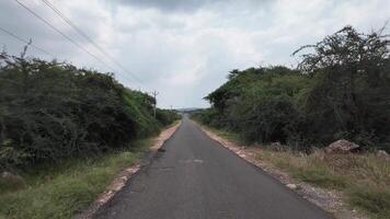 Roadway in a Village Area video